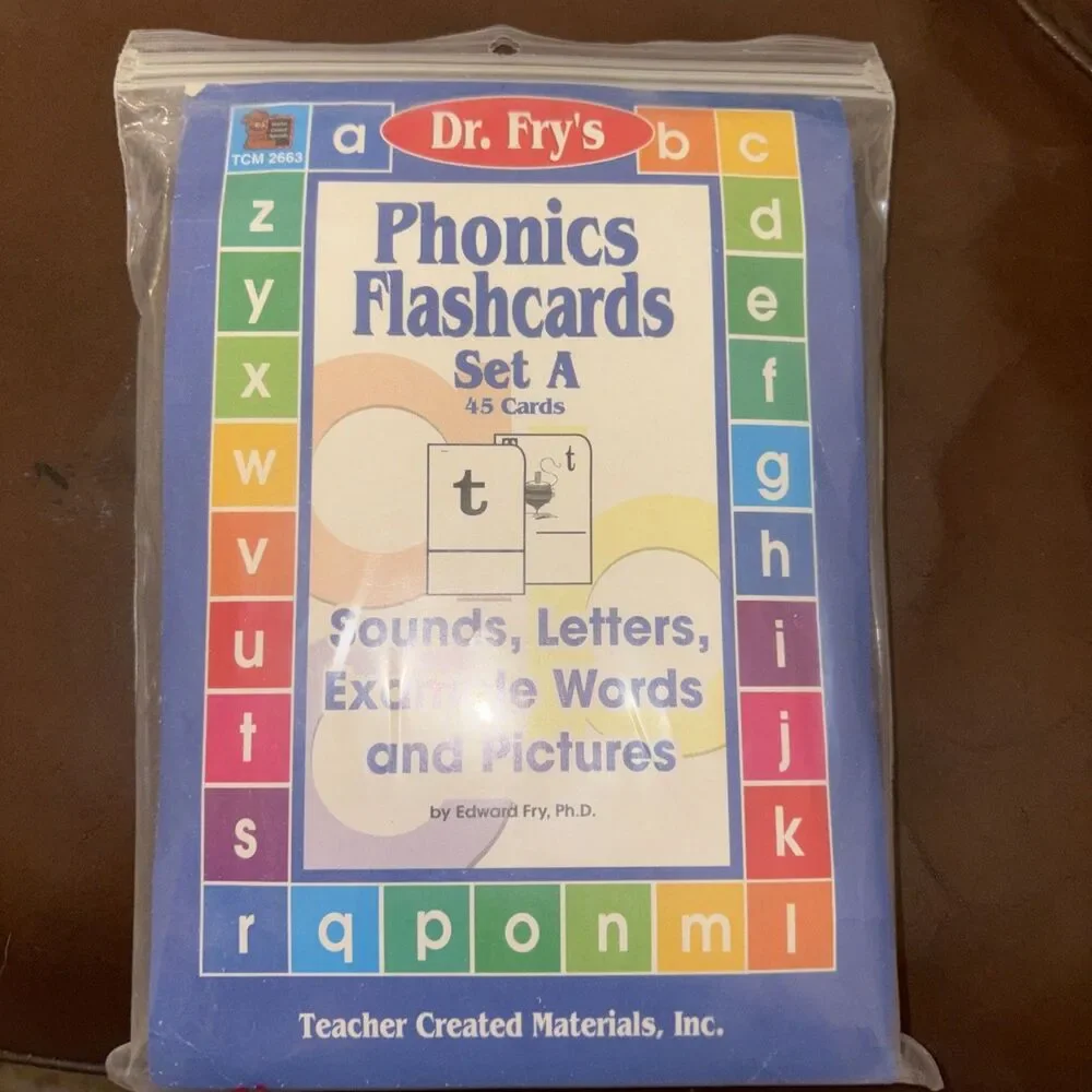 Unbranded phonics flashcards